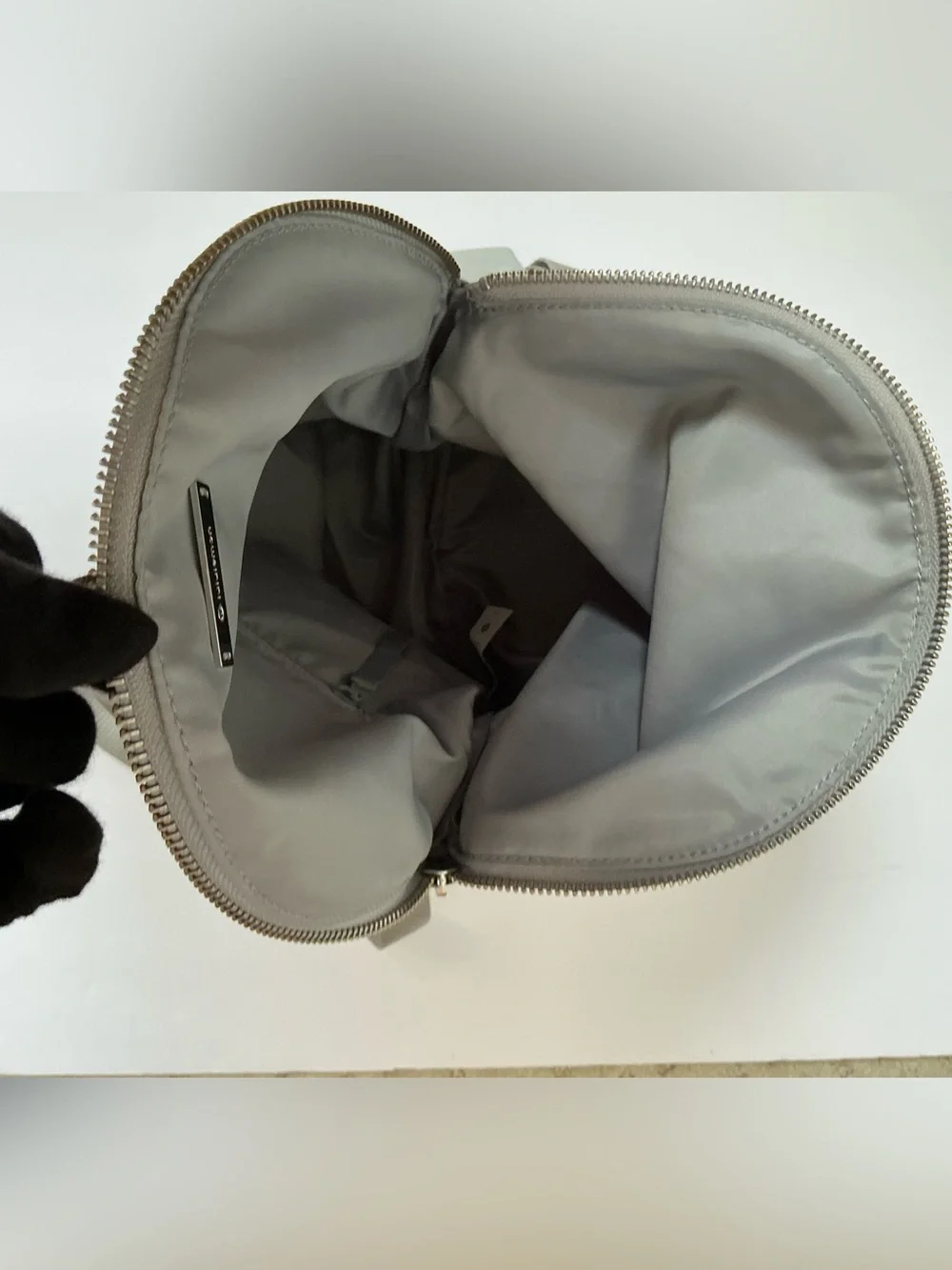 lululemon athletica All Night Nylon Silver Bag